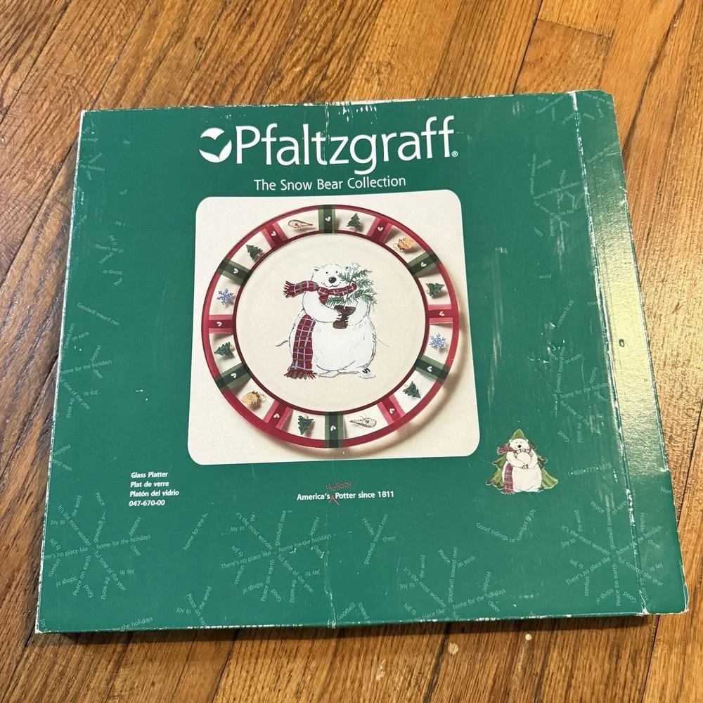 NEW Snow Bear Platter Chop Plate 13